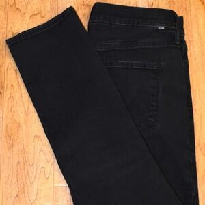 Mother Straight Leg Jeans Womens 28 Black Excellent Mid Rise Denim Ankle Pants